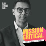 Mission Critical episode art with black and white photo of Kamran Khan