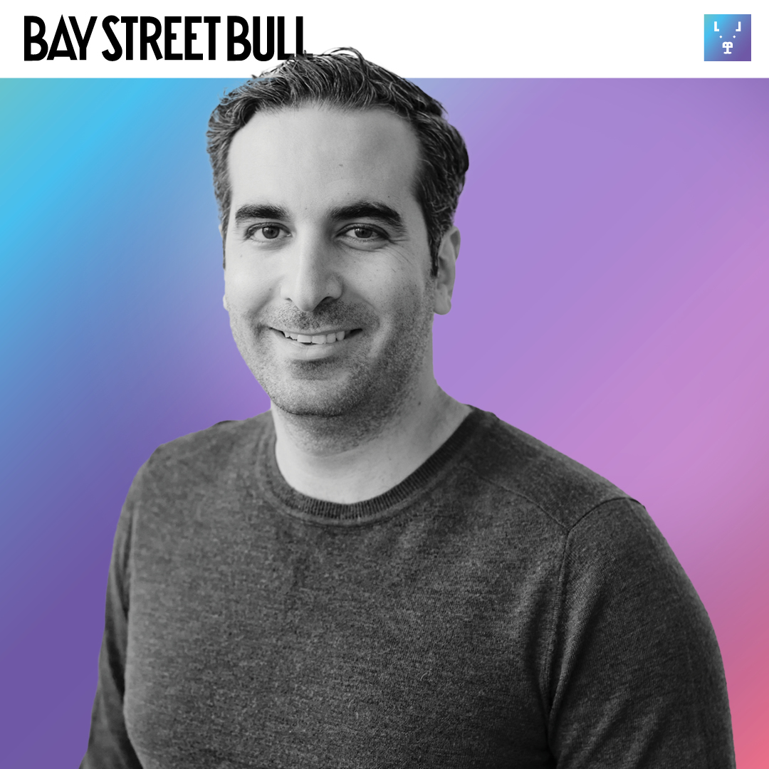 Ghassan Halazon in sweater against gradient background