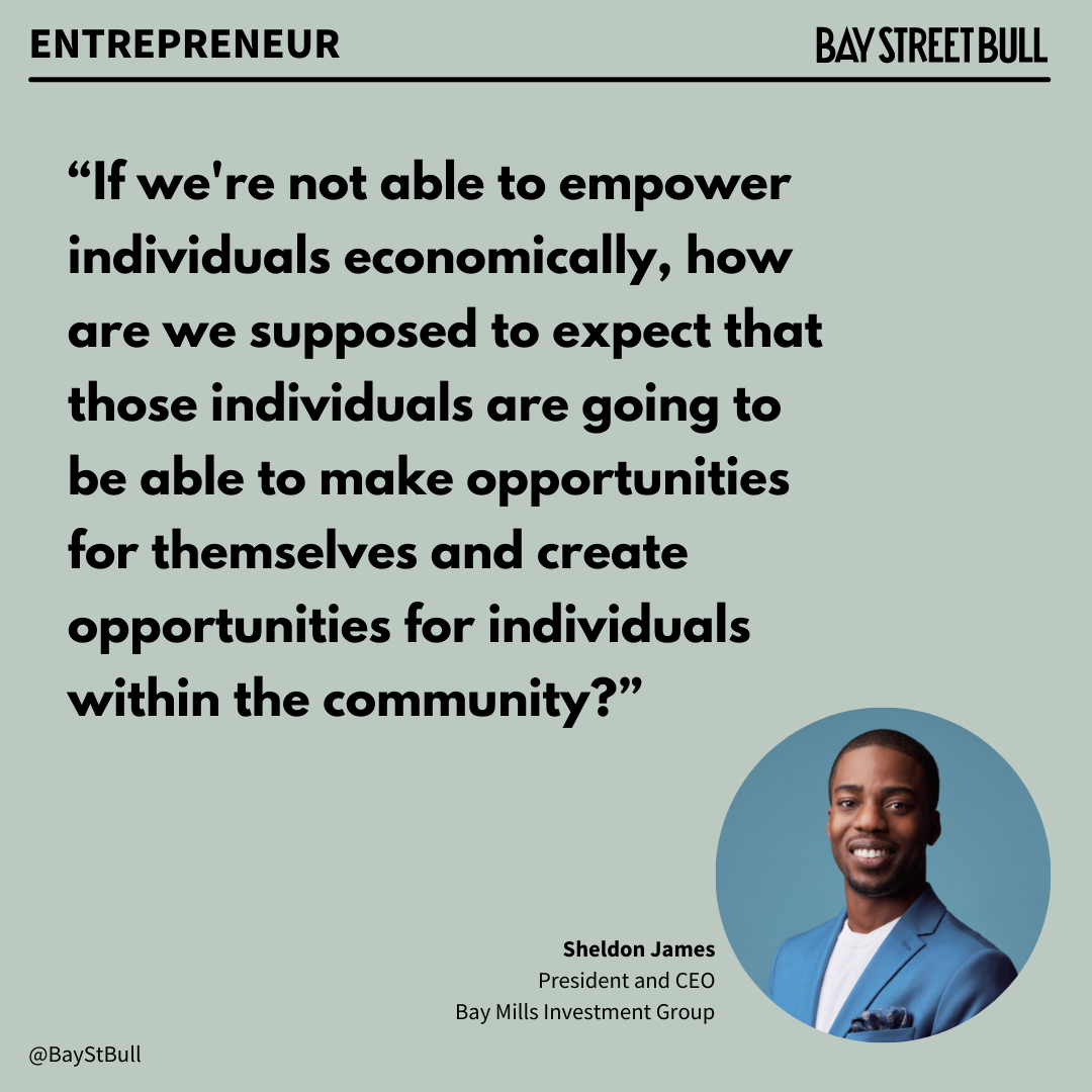 Quote by Sheldon James Bay Mills Investment Group