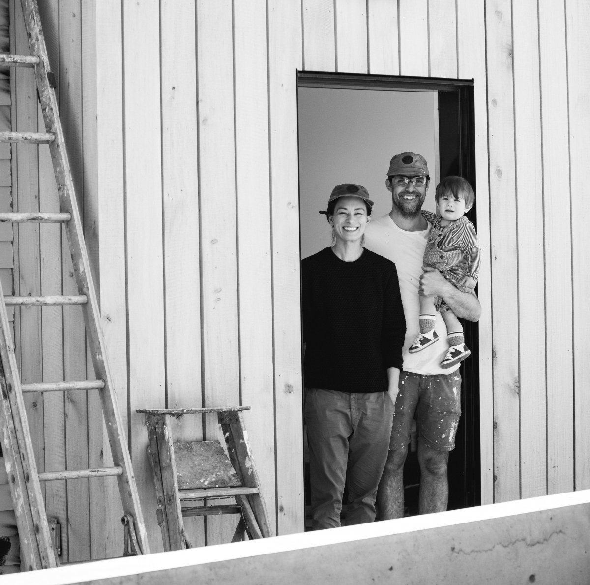 A picture of Rene Gauthier and his family to represent business lessons and fatherhood